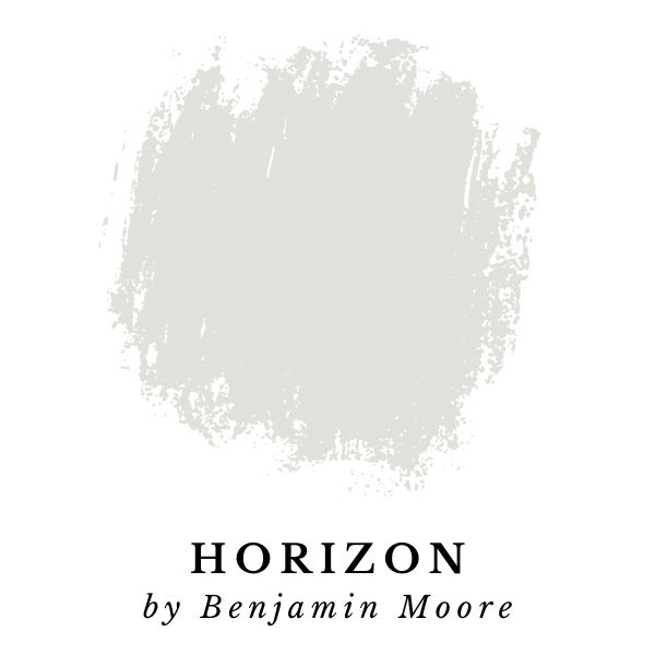 Horizon by Benjamin Moore paint color splotch