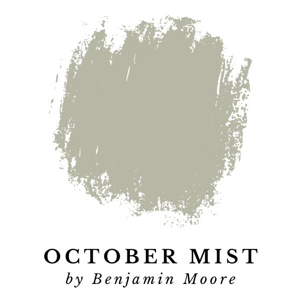 October Mist by Benjamin Moore paint color splotch