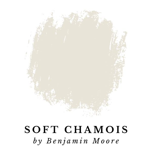 Soft Chamois by Benjamin Moore paint color splotch