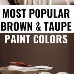 brown color palette popular brown and taupe paint colors