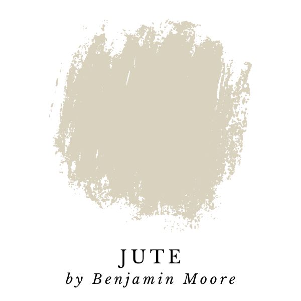 Jute by Benjamin Moore paint color splotch