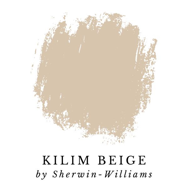 Kilim Beige by Sherwin-Williams paint color splotch