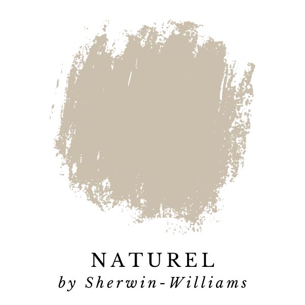 Natural by Sherwin-Williams paint color splotch