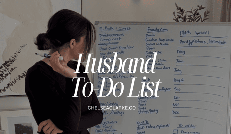 Funny wife creates huge whiteboard of renovation to-do list for husband to challenge him to finish their home renovation