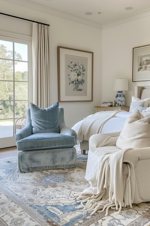 nancy meyers interior design style bedroom