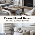 what is transitional home decor explanation