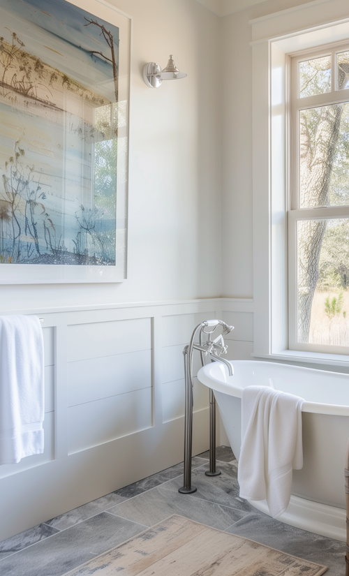bathroom styling tips for coastal home interior design lovers