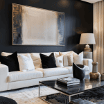 best black paint colors for large living room