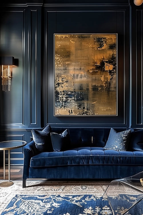 example of interior design trend color drenching