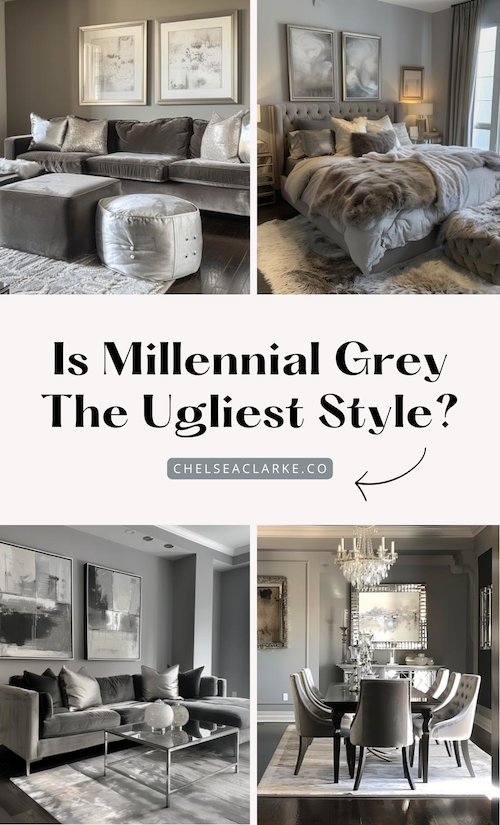 is millennial grey the ugliest style? 4 different gray rooms examined side by side