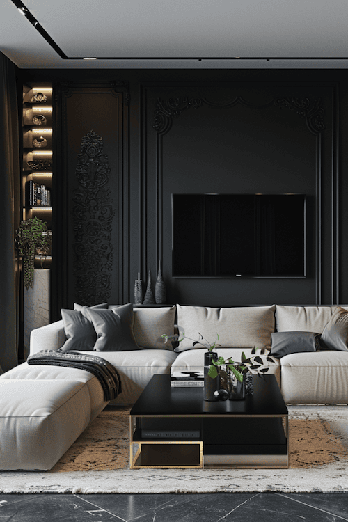 testing the best black paint colors for interiors