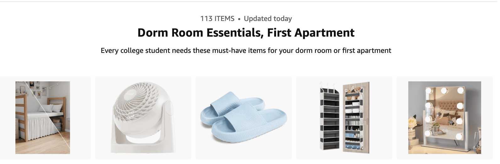 dorm essentials prime day sale on now