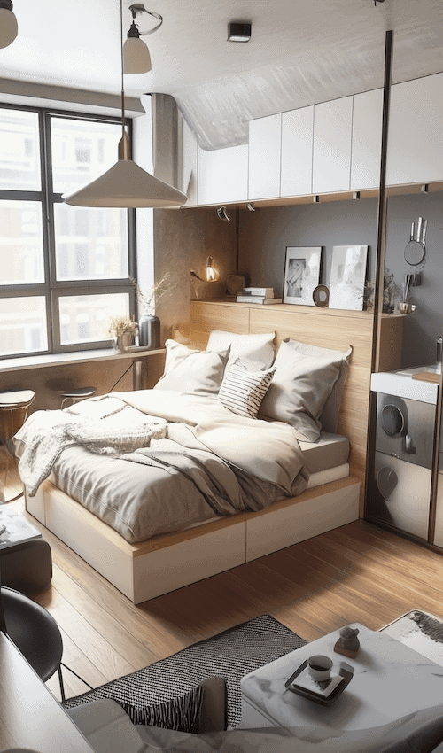 impressive tiny apartment feels bigger with design hacks