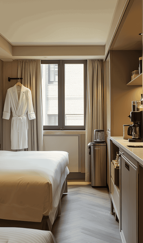 tips to style college dorm to look like a 5-star hotel with mini fridge