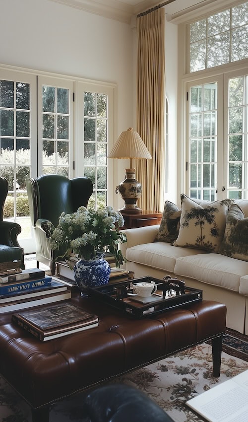 recreating ralph lauren interiors - ralph lauren living room