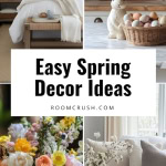 5 Easy Spring Decor Ideas: Spring Mantel Living Rooms, More