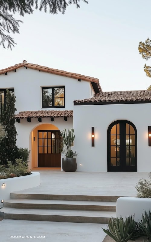 Modern Spanish Hacienda Style Homes