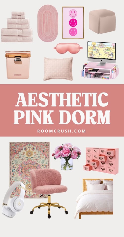 aesthetic pink dorm - 9