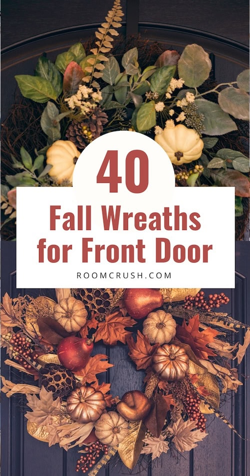 elegant fall wreaths for front door ideas  autumn porch