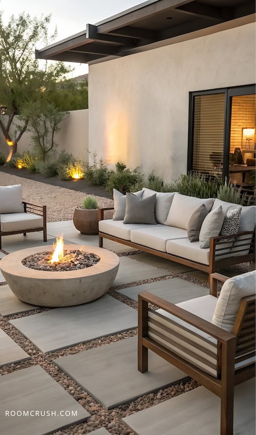 outdoor fire pit seating ideas -  outdoor fire pit ideas arizona 