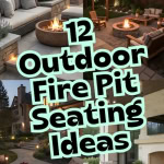 awesome outdoor fireplace seating ideas