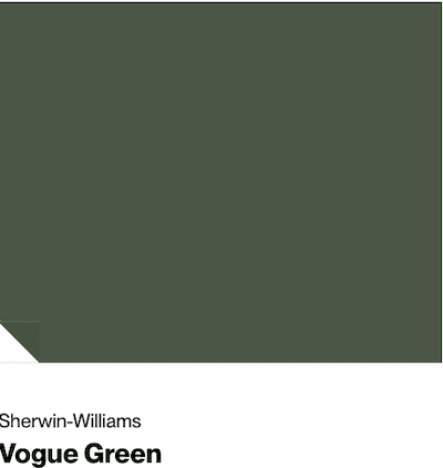 olive green paint sample