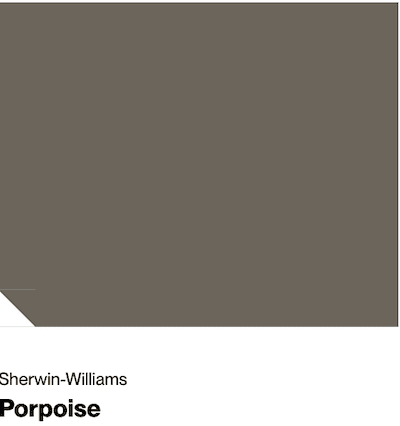 porpoise brown paint color for etxerior of house paint sample