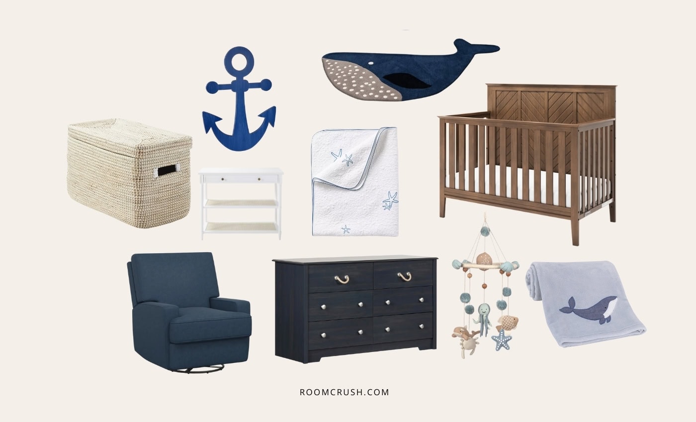 nautical nursery decor thats classy and gender-neutral