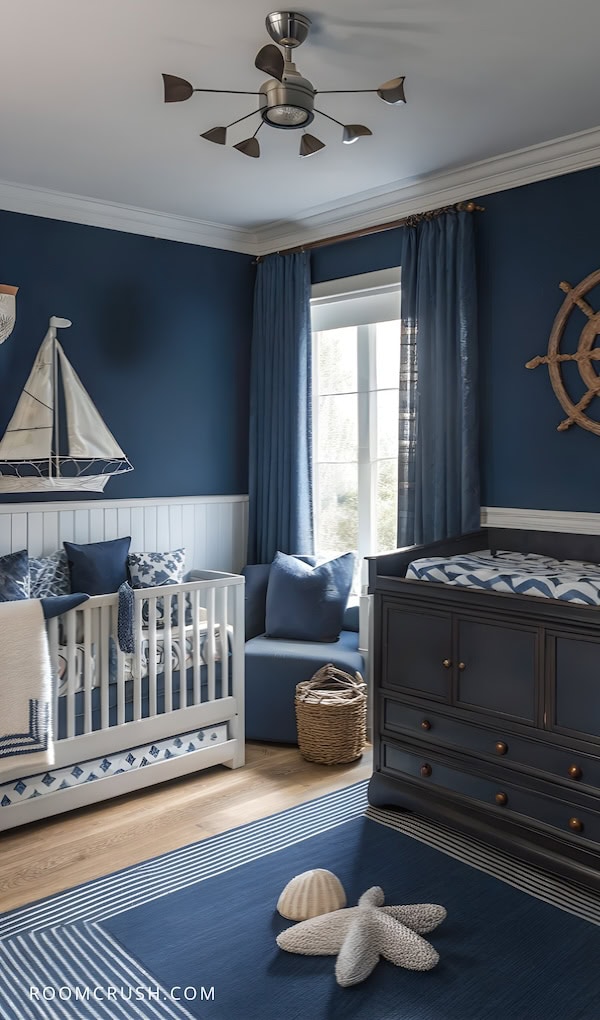 nautical nursery ideas in an ocean nursery baby boy room